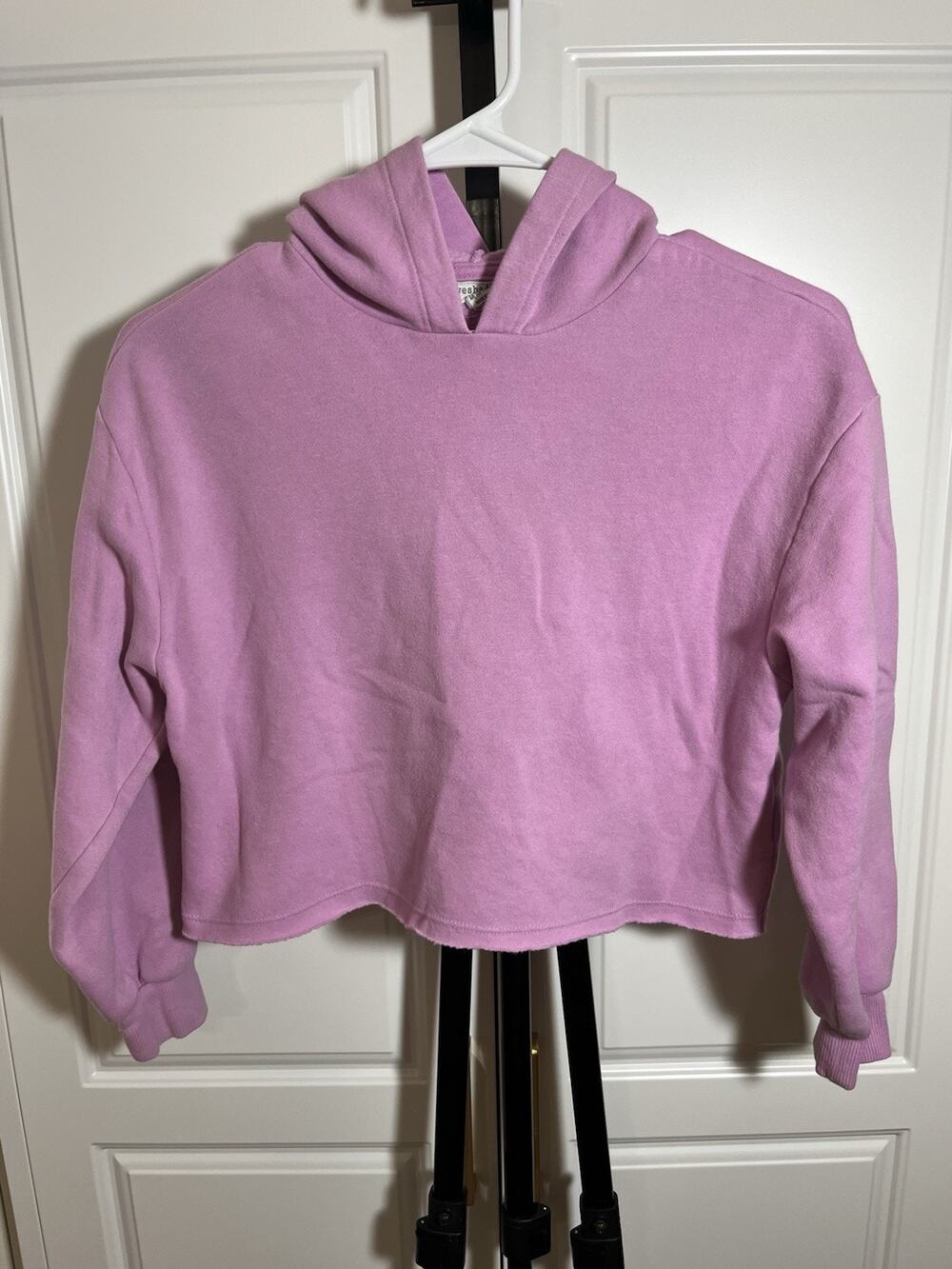 Eyeshadow Girls Lavender Hoodie Raw Hem Cute Pullover Medium 10/12